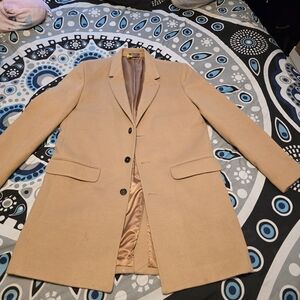 Primark Men's Camel Trench Coat